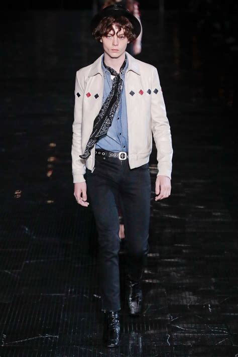 Saint Laurent Spring 2019 Menswear Collection 